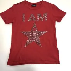 ディーゼルキッズ★⭐︎赤　おしゃれTシャツのサムネイル