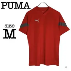 新品タグ付 プーマ スポーツウェア Tシャツ 【M】トレーニング 吸水速乾 赤