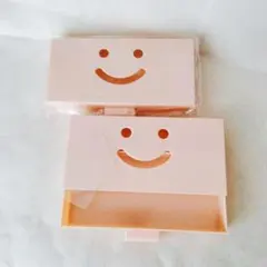 ✨新品✨机下 引き出し デスク下 収納 文房具 事務用品2個セット (ピンク)のサムネイル