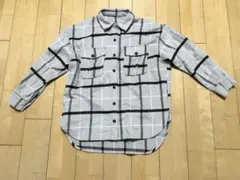 AZUL BY MOUSSY ビッグポケットシャギーチェックシャツ