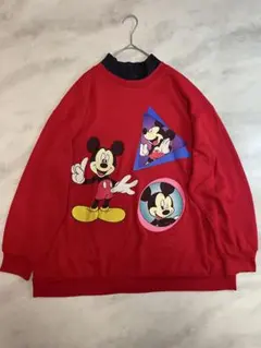 90s ミッキーマウス レディース2XL相当　ヴィンテージ オールドディズニー