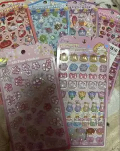 キャラクター シール　ご褒美シール　　ぷっくりシール　立体シール