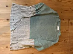 URU バイカラー　ニット