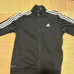 adidas ブラック トラックジャケット XL