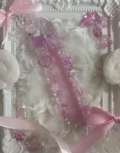 コームデコ ピンク 量産 平成女児 ハンドメイド