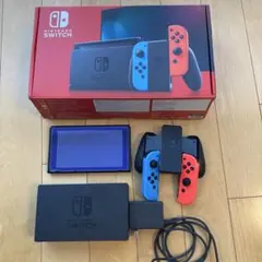 Nintendo Switch 本体 ネオンブルー ネオンレッド付属品有り箱付きのサムネイル