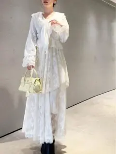 snidel Sustainableバリエーションティアードスカート