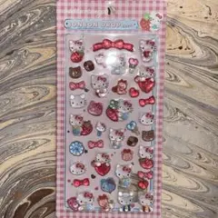 ハローキティ サンリオ 3Dステッカーボンボンうるちゅるぷくぷく立体シール