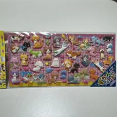 新品未使用！ねこ　平成レトロシール　ぷくぷくシール