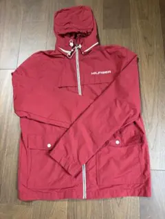 TOMMY HILFIGER フード付きレッドジャケット Mのサムネイル