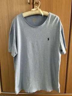 【POLO RALPH LAUREN】 Tシャツ ライトブルー Lサイズ
