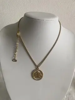 Christian Dior ネックレス CD 全長さ約45cm ゴールド
