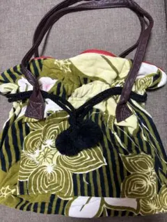 昭和レトロヴィンテージタオル生地トートバッグ⭐︎ショルダーバッグ