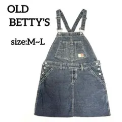 OLD BETTY'S デニムサロペットスカート　M~L相当