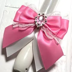 ピンク ホワイト キンブレリボン ペンラリボン ペンライトリボン