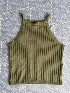 H&M リブニット カーキのサムネイル