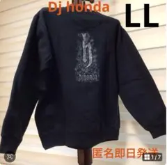 長袖トレーナー　紳士トレーナー　スエット　ＤＪhonda ブラック　LLサイズ