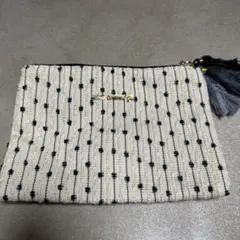 【新品 未使用】未使用モノコムサ　ポーチ　タッセルのサムネイル