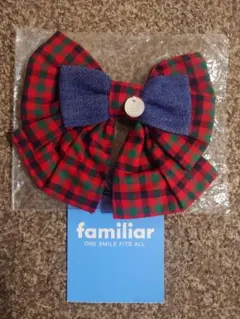 ファミリア ヘアゴム 10セット とネイビーリボン1つ ヘアーゴム（SS  