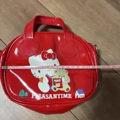 レア サンリオ ハローキティ エナメルバッグ レトロ 80年代 当時物
