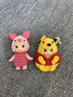 【激レア　廃盤】コスチュームキューピー プーさんとピグレットのセットです！