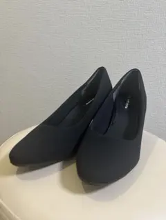 ブラック　パンプス　24.5cmのサムネイル