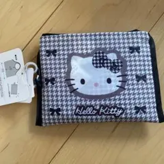 しまむら　キティ　エコバッグ　千鳥柄