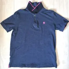 Bristol ネイビー ポロシャツ XL F.C.Real Bristol ネイビー ポロシャツ Lサイズ ピンク襟 - メルカリ