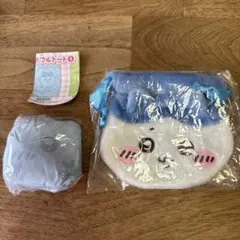 ハチワレ　まとめ売りちいかわカラフルトート　おかお巾着