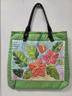 手作りハワイアンキルトバッグ