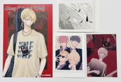 ミユキ蜜蜂 野良猫と狼 メモリアルクリアシート　ぱしゃこれ イラストカード
