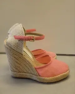 STELLA McCARTNEY ピンクウェッジサンダル size:36のサムネイル
