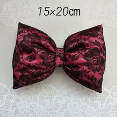 盛り髪リボン♡赤×黒大花♡体育祭♡JK♡文化祭♡球技大会♡赤♡