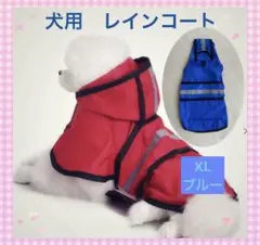 犬用 XLサイズ レインコート ブルー　新品未使用