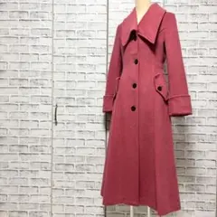 riendaリエンダ クラシック シンデレラ ラインコート ロングコート ピンク