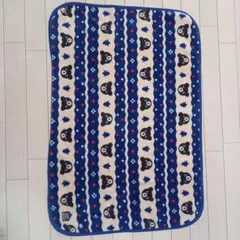 DOUBLE.B クマ模様 フリースブランケット