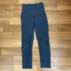 マタニティ パンツ グレー　裏起毛