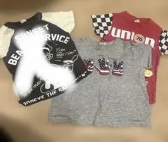 キッズTシャツ3点セット（サンセットビーチ、ユニオン76）