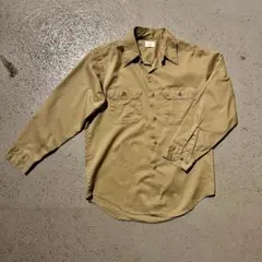 70s Penney's BIGMAC ワークシャツ ベージュUSA製　Ｍ　L