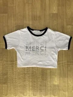 1ST DRESS クロップドTシャツ MERCIのサムネイル