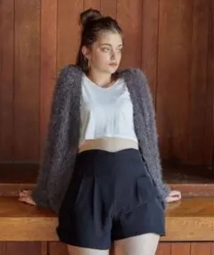 acym シャギーカーディガン アシーム