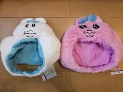 おぱんちゅうさぎ 着ぐるみキャップ、んぽちゃむ 着ぐるみキャップ