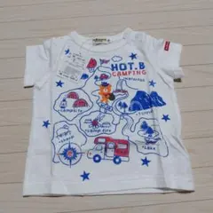 値下げ不可　新品　ミキハウス　トップス　ホワイト　サイズ　70　Tシャツ