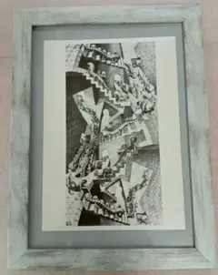 ●M.C.Escher（ポストカードアート）2L額付