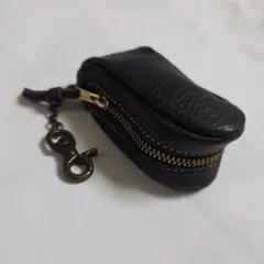 ブラックレザーキーケース