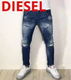 DIESEL ジョグデニム スウェットパンツ fayza W23