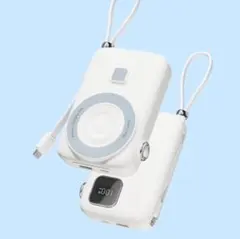 モバイルバッテリー MagSafe対応 10000mAh 最大22.5W急速充電