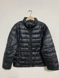 UNIQLO130黒ジャンパー/ライトダウンジャケット/薄手ジャンパー/軽量