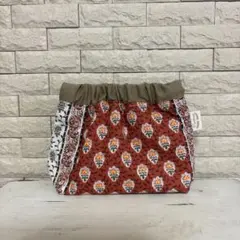 バネ口ポーチ　ハンドメイド　ソレイアード