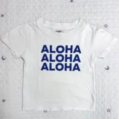 eight ALOHA ロゴプリント Tシャツ ホワイト 100のサムネイル